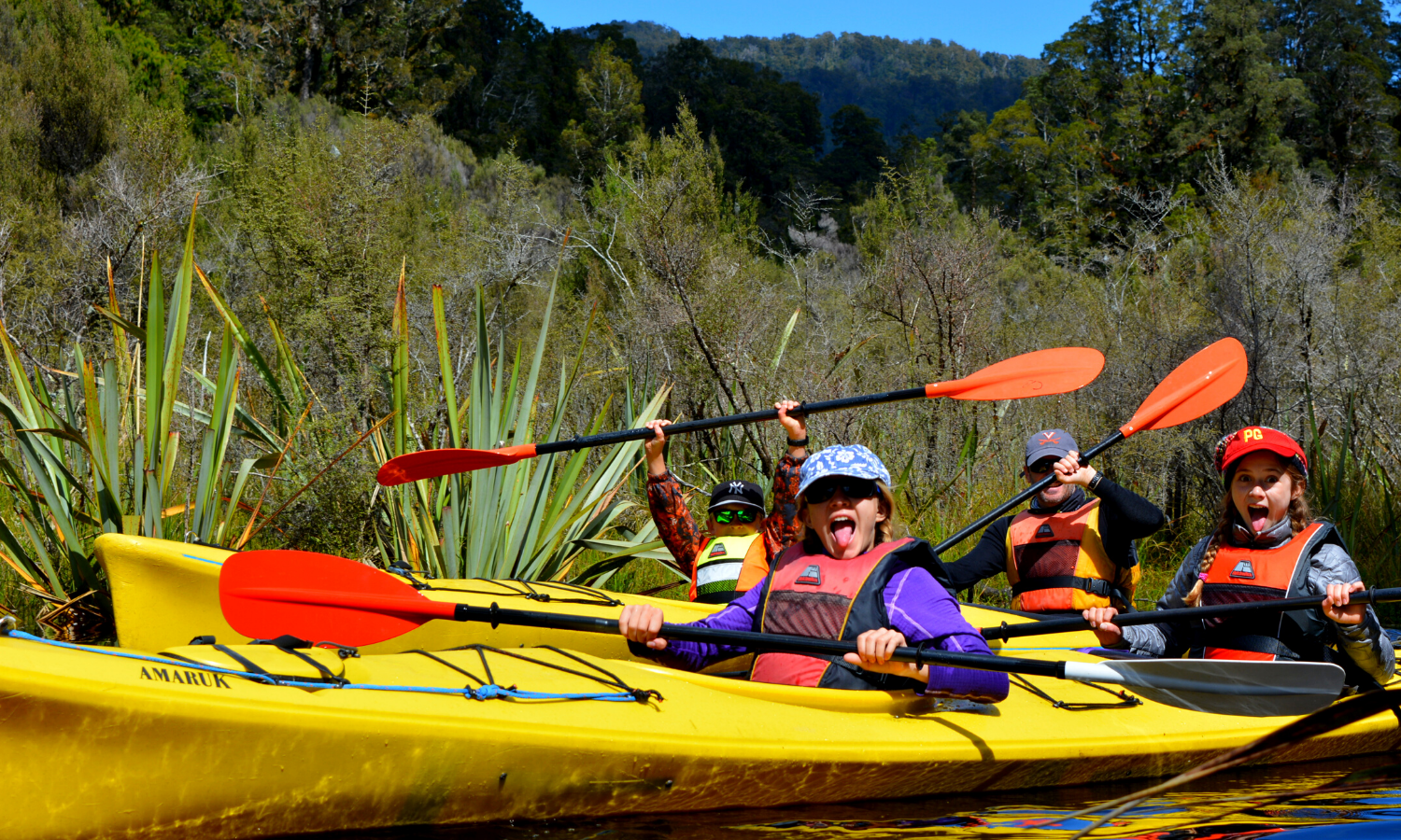 Kayaking school trip